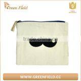 Custom Made Printed Canvas Makeup Tote Bag for Cosmetic Bags thumbnail-3