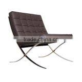 Italian Leather Barcelona Chair for Living Room thumbnail-4