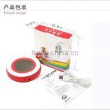 New Arrival Mini Portable Rainbow USB Powered Cup Warmer Cup Heater Pad Coffee Tea Mug Warmer Heater thumbnail-3