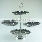 Stainless Steel Hot New Portable Decorative Fruit and Cake Plate With 4 Layers thumbnail-1
