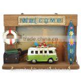 Metal Car Wall Decor Shabby Chic Wall Hanging Craft for Kids thumbnail-3