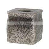 Hammerred Antique Tissue Box for Home Used thumbnail-1