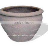 Vietnam Old Stone Outdoor Planter, Outdoor Pottery thumbnail-1
