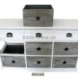 Home Furniture Rustic Chest of Drawer Storage Drawer Cabinet thumbnail-1