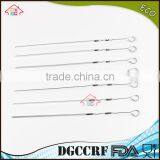 NBRSC BBQ SKEWERS 35CM STAINLESS STEEL NEEDLE PARTY GRILL AND ROAST KEBAB TOOLS METAL thumbnail-1