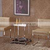 B8020 Cheap pu Cushion Stainless Steel Cafe Dining Chair thumbnail-3