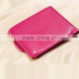 Commercial Custom Business Personalized Unisex Wholesale Genuine Leather RFID Blocking Card Holder Wallet thumbnail-6