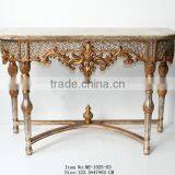 Mirror Bedside Console Table With Marble Top Luxury thumbnail-3