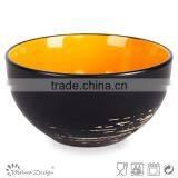 2015 New Design Ceramic Stoneware Silk Screen Printing Bowl Antique Style thumbnail-4