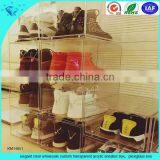 2015 Clear Acrylic Shoe Storage Box, Acrylic Shoe Display Racks thumbnail-2