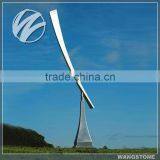 Large Curve Stainless Steel Outdoor Decoration Sculpture thumbnail-1