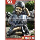 Art Work Resin Craft Decorations Garden Led Solar Light With Timer thumbnail-2