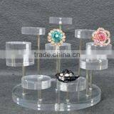 Clear Acrylic Jewelry Display Stands Shelf thumbnail-4