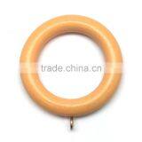 Light Brown Wood, Curtain Rod Ring Screw Eyelet To Fit Curtain Poles Up To 35mm Diameter thumbnail-1