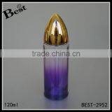 120ml Cosmetic High Quality Fancy Beautiful Gradual Purple Gold Aluminum Spray Glass Perfume Bottle China Suppliers Wholesale thumbnail-1