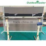 1.6x1.2M Folding Manual Aluminum Retractable Black Window Awning thumbnail-4