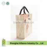 Reusable Eco Friendly Lamination Non Woven Clothes Garment Handle Tote Bag,Women Shopping Handbag thumbnail-1