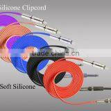 5 Colors 2.4M 8ft Silicone FLEXIBLE Plug Clip Cord For Tattoo Machine Gun thumbnail-1