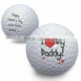 Custom Logo Stick Loog on Golf Gift Ball thumbnail-2