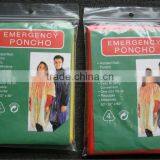 Disposible PE Rain Poncho