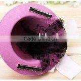 Cloth Hats With Head Flower/hair Accessory