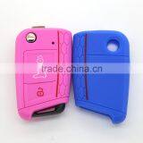 Hot Sale Silicone Flip Car Key Cover Key Protection Case Cover for VOLKSWAGEN GOLF 7 thumbnail-4