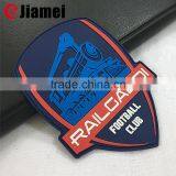 Eco-friendly Rubber Raised Embossed Custom Pvc 3d Patch