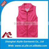 Pink Womens Girls Life Vest Logo Printing Fashion Waistcoats thumbnail-1