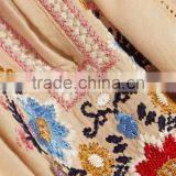 Boho Clothing Colorful Floral Embroidery Designs Mini Dress Swimwear Cover up 2016 HSD5839 thumbnail-6