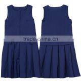 Girls School Uniform Pinafore, Pinafore School Uniform, Cotton Pinafore Dress thumbnail-2