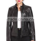 New Arrival American Style Custom Made Cow Leather Jacket Wholesale Price thumbnail-2