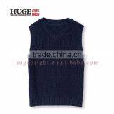 Pullover Style V-Neck 100% Cotton Knitted Sweaters For Kids thumbnail-1
