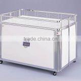 Aluminum Metal Food Trolley Cart Promotion Supermarket Equipment thumbnail-3
