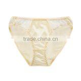 High Quality Factory Custom Colorful 100% Silk Sexy Fancy Woman Underwear thumbnail-6