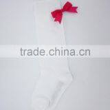 Wholesale Children Girl Knee High Socks With Bow thumbnail-6