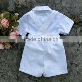 2017 New Arrival Summer Children's Clothing Sets Wholesale Baby Clothes White Shirt and Shorts Baby Boy Suits thumbnail-2