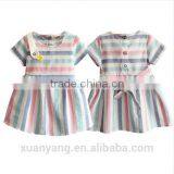 Hot Sale Kids Clothes Boutique Frock Design Linen Cutting Sales New Model Girl Dress thumbnail-3