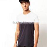 100% Cotton Black White Two Tone T-shirt thumbnail-1