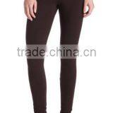 Hot Sales Breathable Spandex Fabric Full-length Pull-on Leggings With Wide Elastic Waistband thumbnail-4