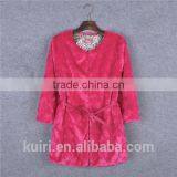 2016 Women Coat Long Faux Rabbit Fur Coat Price Factory Direct thumbnail-5