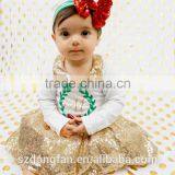 Baby Girls Christmas Outfits Stana Baby Toddlers Sequins Collar Tops And Skirt Sets Infant Girls Personalized Outfit thumbnail-1