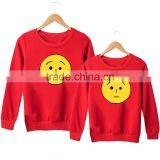 Wholesale Cheap Cotton Polyester Womens Pullover, Custom Lovers Crewneck Screen Print Sweatshirt thumbnail-6