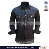 Denim Shirt Whole Sale Stitching Man Shirt thumbnail-1