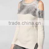 Sexy Design Sweater Knitted Top For Ladies thumbnail-3
