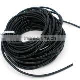 High Quality Black Round 2.5mm Real Leather Jewelry Cord thumbnail-1