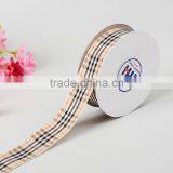Polyester Tartan Plaid Woven Ribbon thumbnail-1