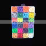 2400Pcs 24 Color Hama Beads 5MM Perler Beads DIY Creative Puzzles Tangram Jigsaw Board Educational Baby Kid Toys Gifts thumbnail-3