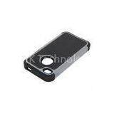 Black Detachable Two Parts Silicone HTC EVO 3D Protective Case for Htc Phone Accessories thumbnail-1