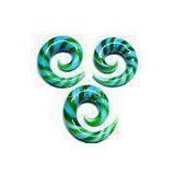 Custom Ear Plug Glass Piercing Jewelry Gauge , Belly Ring Decoration thumbnail-1