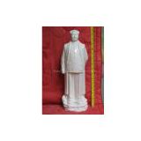 Porcelain Chairman Mao Figurine, Statues,Sculptures